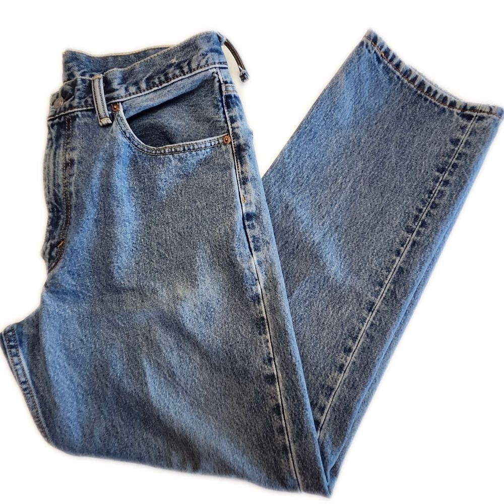 Levi's 550 Relaxed Leg 100% Cotton Denim Jeans, Size 34x32
